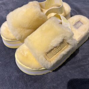 UGG Women's Cozy Yellow Slippers